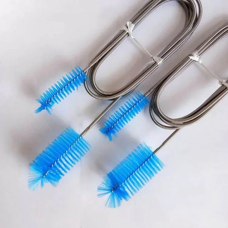 

Stainless Steel Cleaning Tool Aquarium Flexible Cleaning Brush Fish Tank 155cm Long Cleaning Brush for Home Garden Aquarium