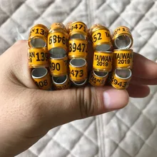 Кольцо для лапки голубя оранжевый Тайвань Кольца Птицы 1000 шт./лот