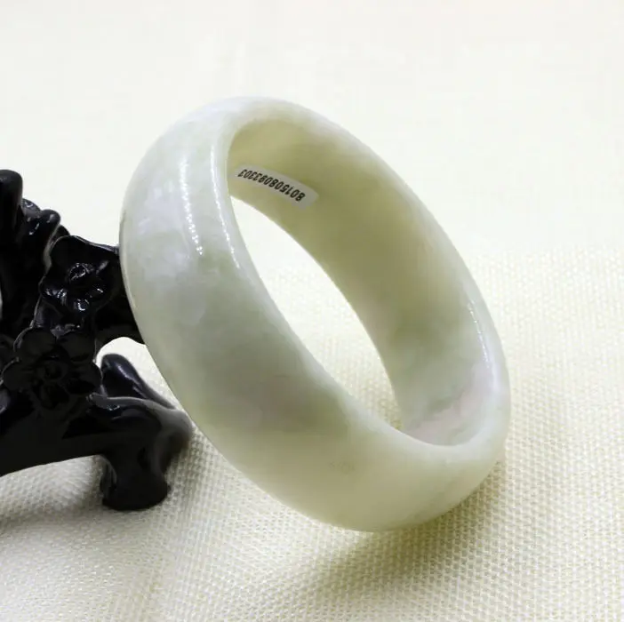 

67mm Vintage Certified Grade A Genuine Natural Green Jade Bangle Bracelet 10.20 40