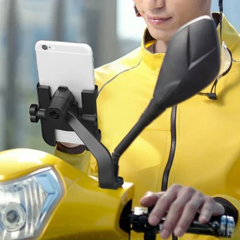 

Newly Bike Phone Holder Aluminium Alloy Handlebar Phone Stand for Motorbike Bicycle 19ing