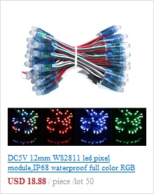 10 ~ 100 шт WS2812B светодиодный индивидуально адресуемый WS2812 IC RGB белый/черный 2812b светодиодный радиатор (10 мм * 3 мм) 5050 SMD RGB встроенный