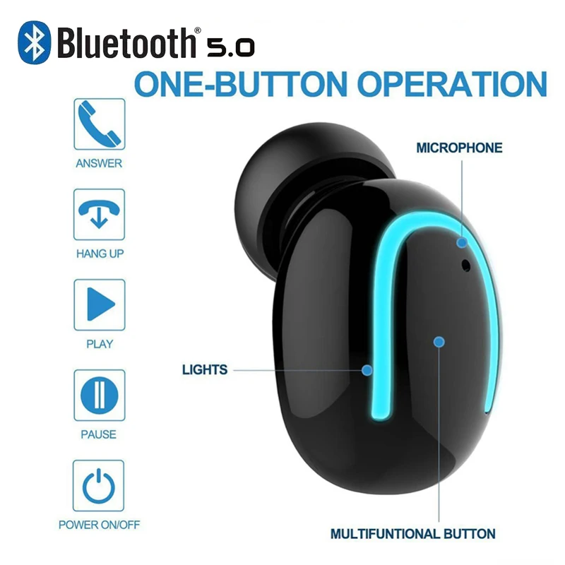 Q13S TWS Bluetooth 5 0 гарнитура Мини Близнецы беспроводные стерео наушники вакуумные