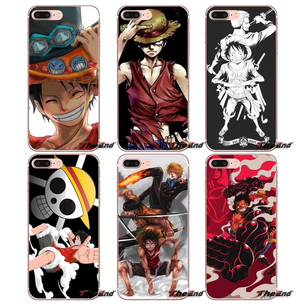 

One Piece Monkey D Luffy ACE mirror TPU Case For Apple iPhone X 4 4S 5 5S SE 5C 6 6S 7 8 Plus 6Plus 7plus 8plus Fundas Coque