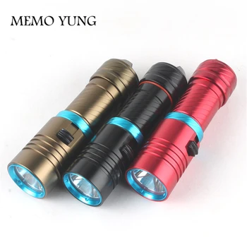

5000Lm LED Diving Flashlight 80 Meter XM-L2 Waterproof Dive Underwater Torch Lamp Light Camping Lanterna With Stepless dimming