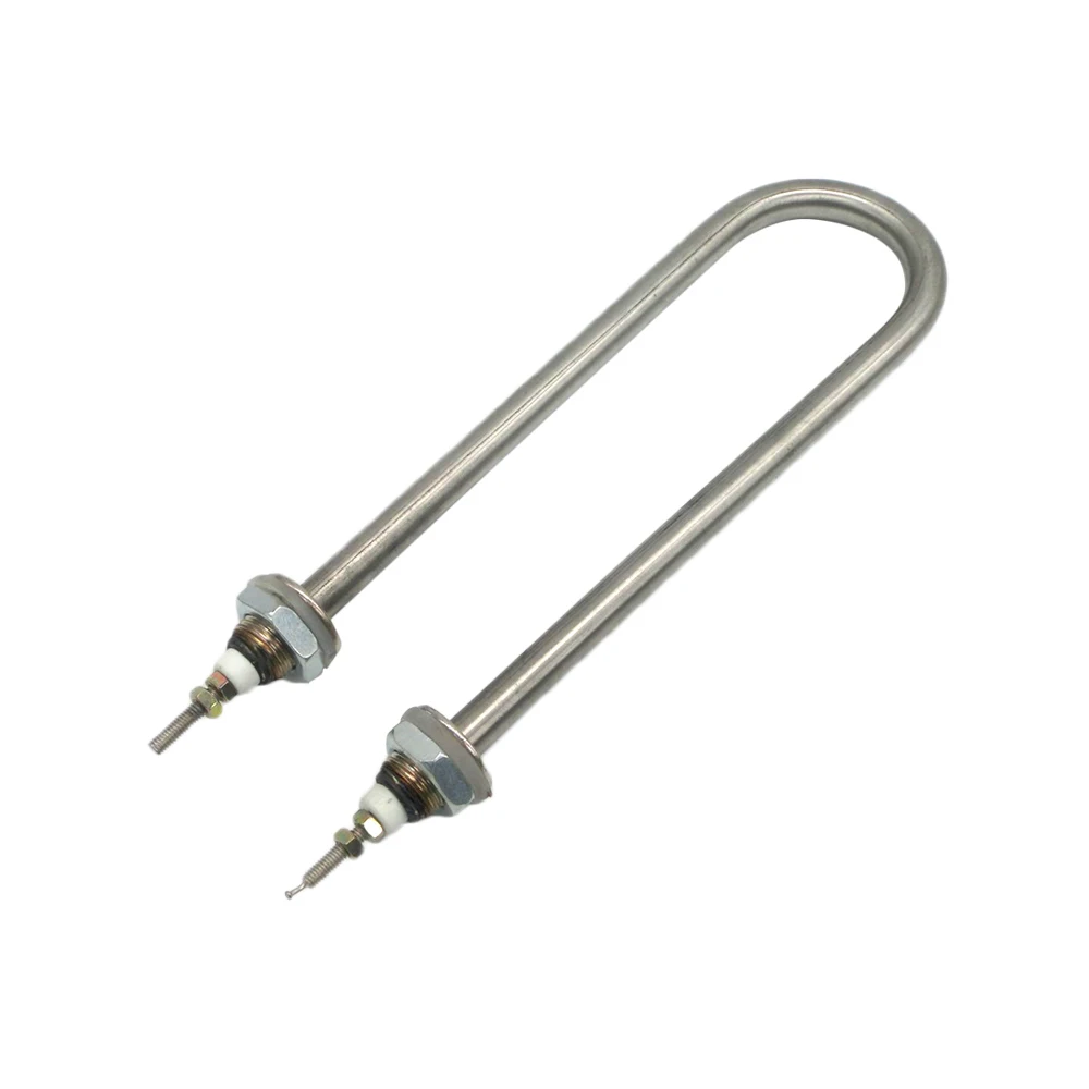 

M16 Thread Water Heating Pipe Element Single U Heating Tube for Kitchen Appliances 1KW/1.5KW/2KW/3KW/4KW 220V/380V