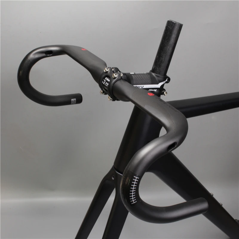 Carbon Road Bicycle Handlebar Steering Steering Rod Internal Cable Bent Wheel Handle Bars
