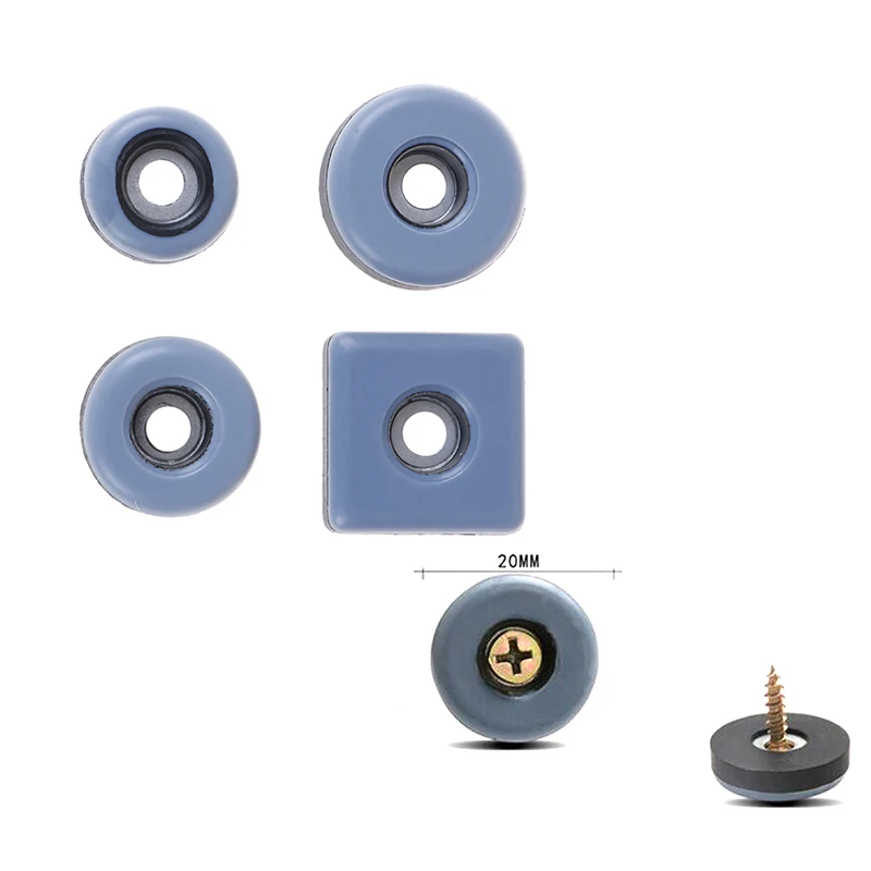 

4pcs Slider Pad Furniture Table Bases Protector Coaster Carpet Ground Magic Moving Anti-abrasion Floor Mat