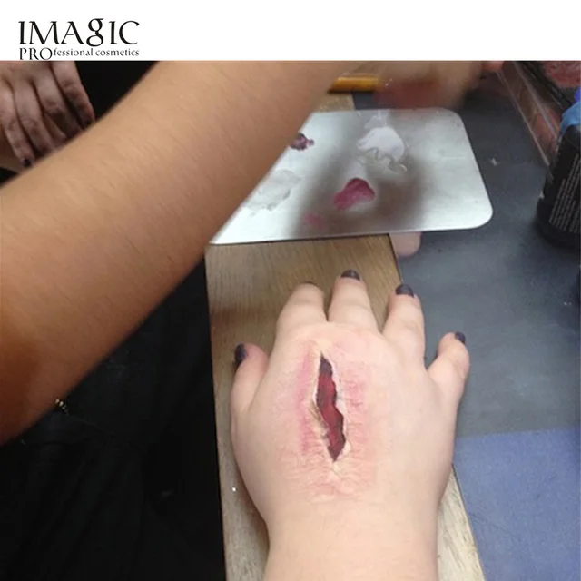Imagic skin wax halloween fake scar wound model imagic special effects
