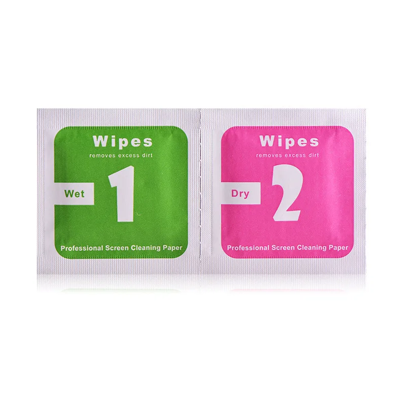 

2 PCS Mobile Camera lens optical LCD screen dust cleaning paper cleaner wet dry Cleaning Wipes Paper for phone iPhone