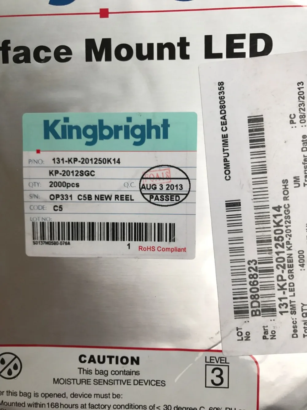 2000PCS/LOT SMD CHIP LED KP 2012SGC|chip led|chip - AliExpress