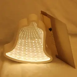 Светодиодная зеркальная туннельная лампа светодио дный для отдыха домашний декор ночник детский друг подарки спальня стол романтические