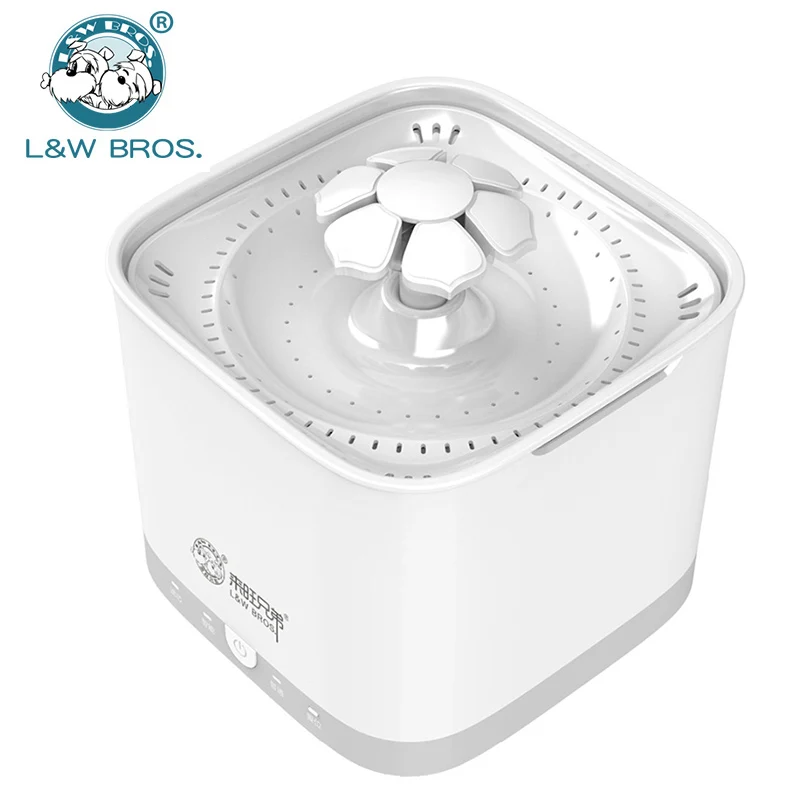 Электрический фонтанчик с радарным датчиком 2л для кошек автоматический дозатор