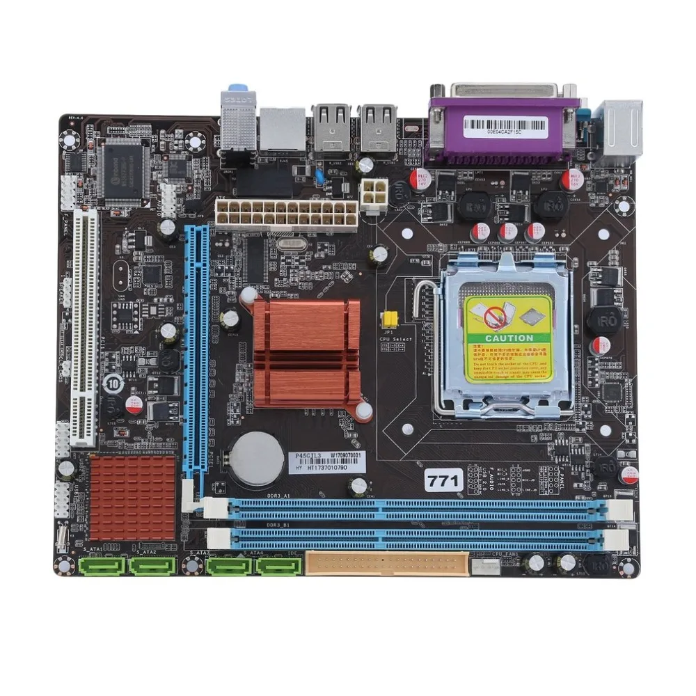 

Intel P45-771/775 A1 Practical Desktop Computer Mainboard For Intel P45 Motherboard Supports For DDR3 1066 1333MHz