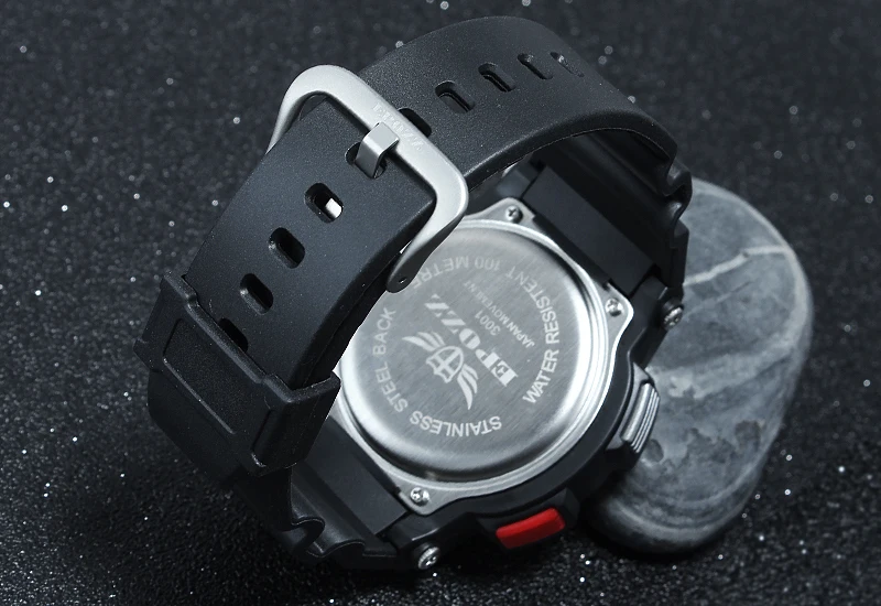 Брендовые EPOZZ модные роскошные G стильные военные мужские спортивные цифровые часы Мужские Аналоговые наручные часы Diver 10 бар Relogio Masculino