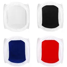 2016 1 Unidades Photo Studio Shooting Tent Light Caja Suave SoftBox 40×40 cm con 4 Telones de fondo