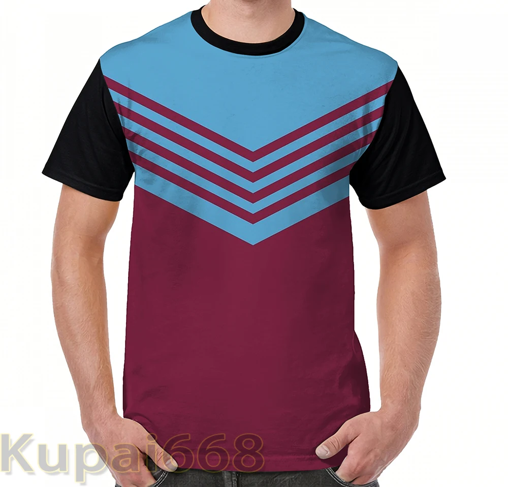 

funny Graphic print t shirt men Tops tees West Ham United 1976 Home Shirt women T-Shirt Short Sleeve Casual tshirts