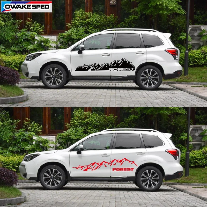 Mountain Outdoor Sport Vinyl Decal Car Styling Door Side Decor Sticker