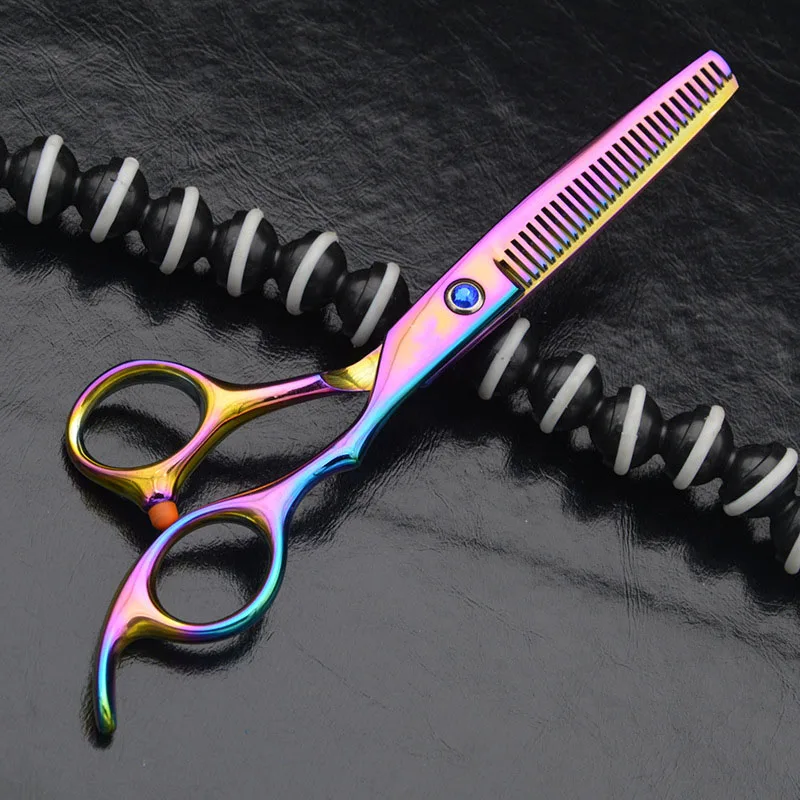 6 дюймов Профессиональные парикмахерские Парикмахерские ножницы филировочные ножницы барберские ножницы салонный инструмент для парикмахера