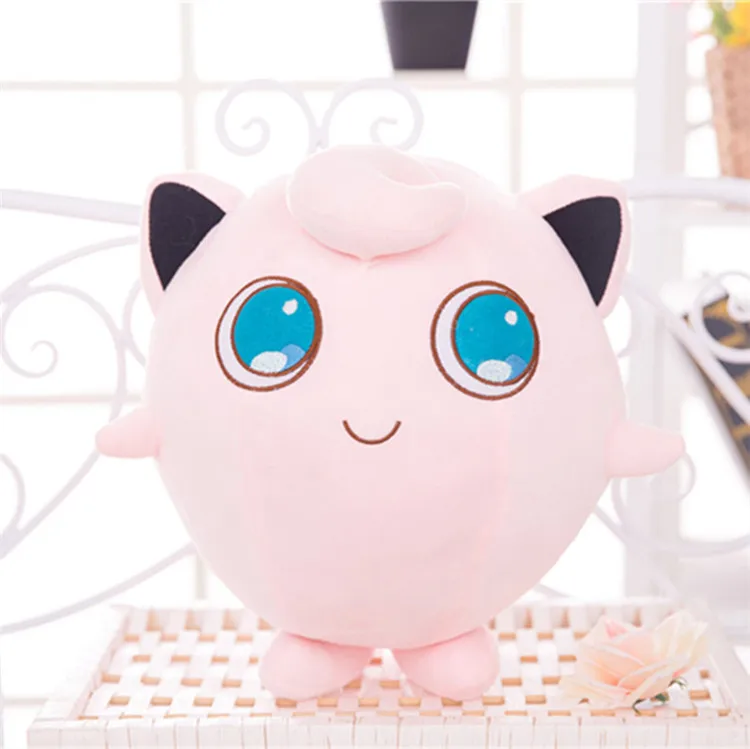 Обычно прибывает через 15-30 см Jigglypuff плюшевые куклы детские мягкие игрушки плюшевая кукла животного - Цвет: 30cm