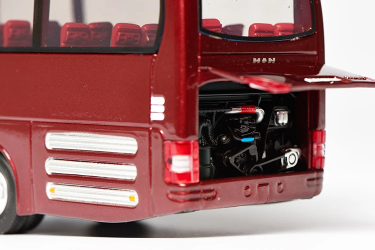 Коллекционная модель из сплава в подарок масштаб 1:42 Yutong ZK6120R41 человек Лев звезда