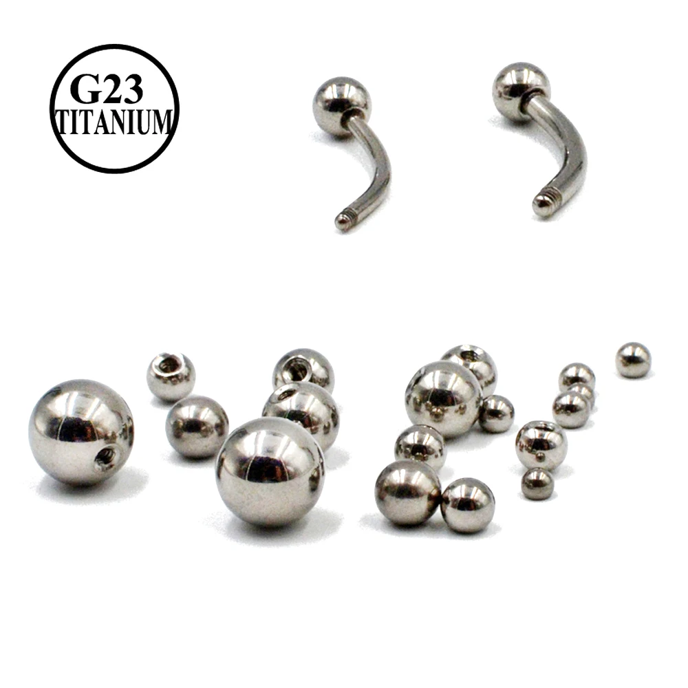1.6mm noir anodisé titane LÈVRE OREILLE BARRE 5mm BALL