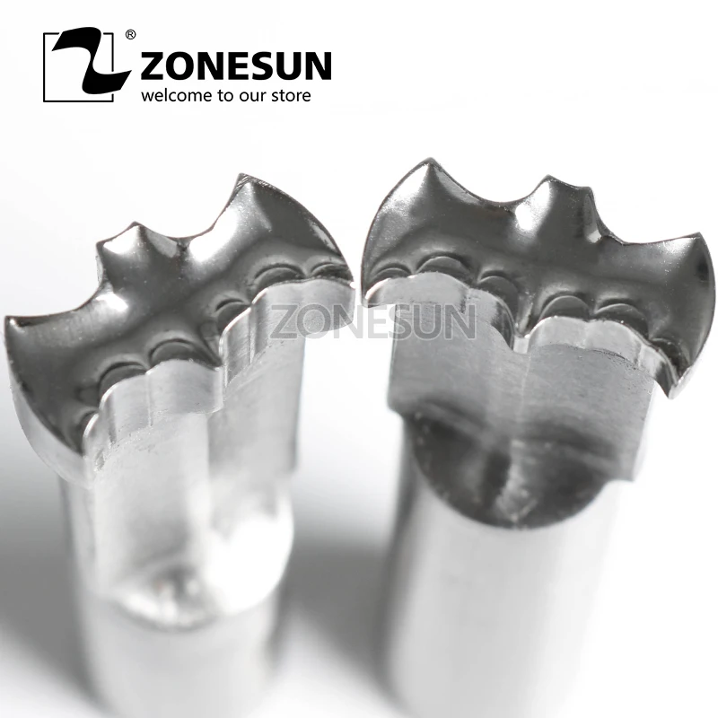 

ZONESUN Batman Single Tablet Punch Machine Mold Press Custom Stamping Die Tablet Die Logo TDP0 1.5 3 5 Mould Making Machine