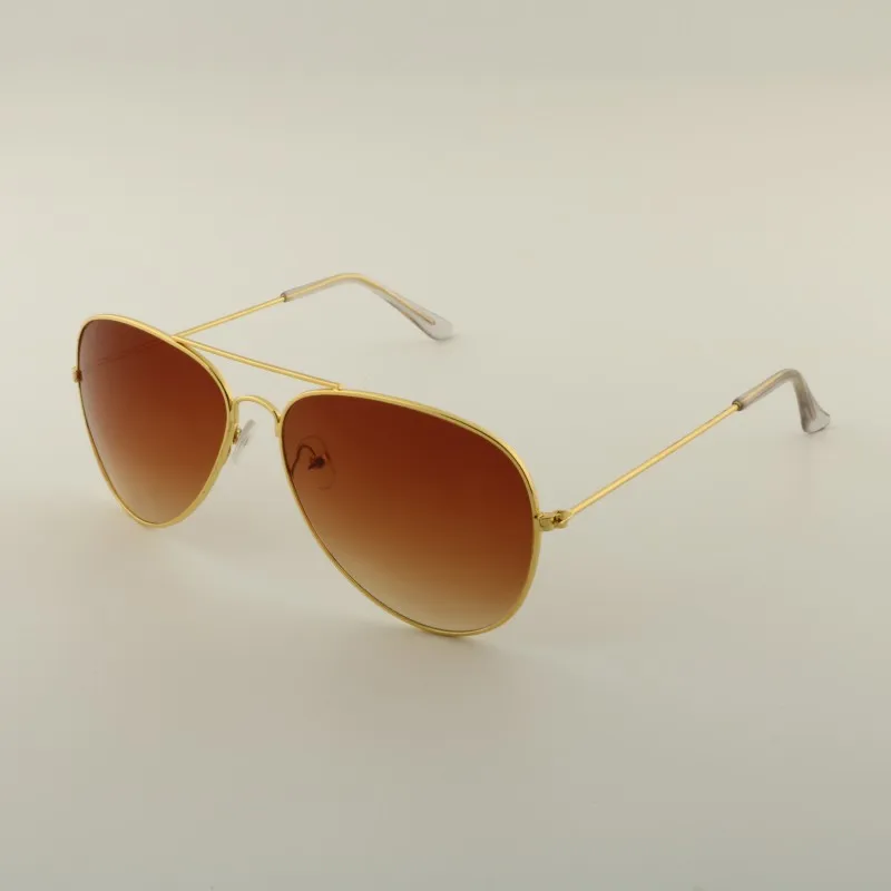 Модные авиационные солнцезащитные очки для женщин и мужчин, очки для вождения, черная оправа, зеркальные солнцезащитные очки, очки UV400 Gafas De Sol - Цвет линз: gold gradient brown