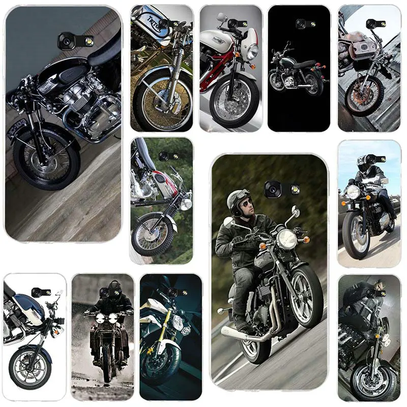 Triumph Motorcycle Logo Uk Soft Silicone Transparent Phone Cases For Samsung Galaxy A3 A5 A7 J1 J2 J3 J4 J5 J6 J7 2016 2017 2018 |