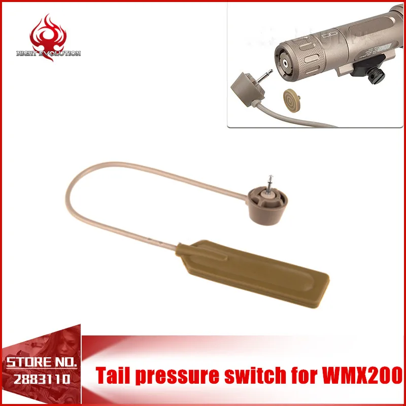 Tail Pressure Switch Weapon Lights Nightevolution Airsoft Tail