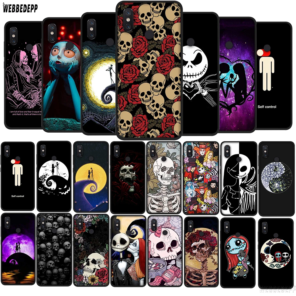WEBBEDEPP Dancing Nightmares skull TPU Cover for Xiaomi Redmi 5A 6A S2 5 Plus Note 6 7 Pro Soft Case | Мобильные телефоны и