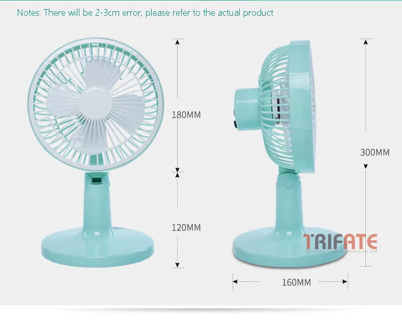 3 Вт USB Настольный Электрический мини-вентилятор, светильник, зеленые энергосберегающие вентиляторы, пластиковые лопасти, для офиса, регулировка угла наклона, USB Электрический вентилятор