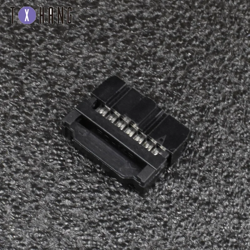 10 шт. женский 2 54 мм Шаг FC IDC разъем ISP JTAG заголовок для плоского ленточного кабеля