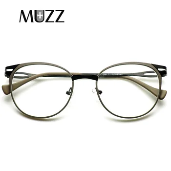 

MUZZ Alloy glasses frame Men Myopia Eye Glass Clear Prescription Designer Eyeglasses Eyewear Korean Optical Frames