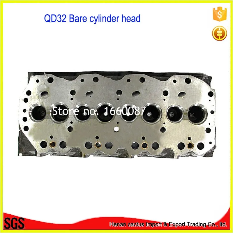 

QD32 engine cylinder head for Nissan Frontier