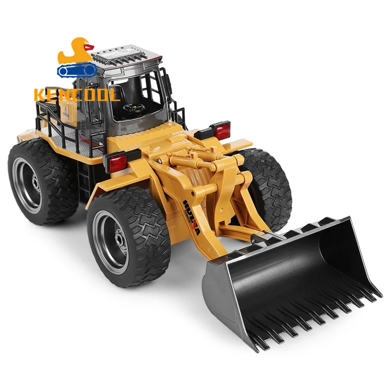 

KENCOOL 1:18 RC 2.4GHz Simulation Alloy Truck Vehicle Engineering Bulldozer Construction Tractor with Lights