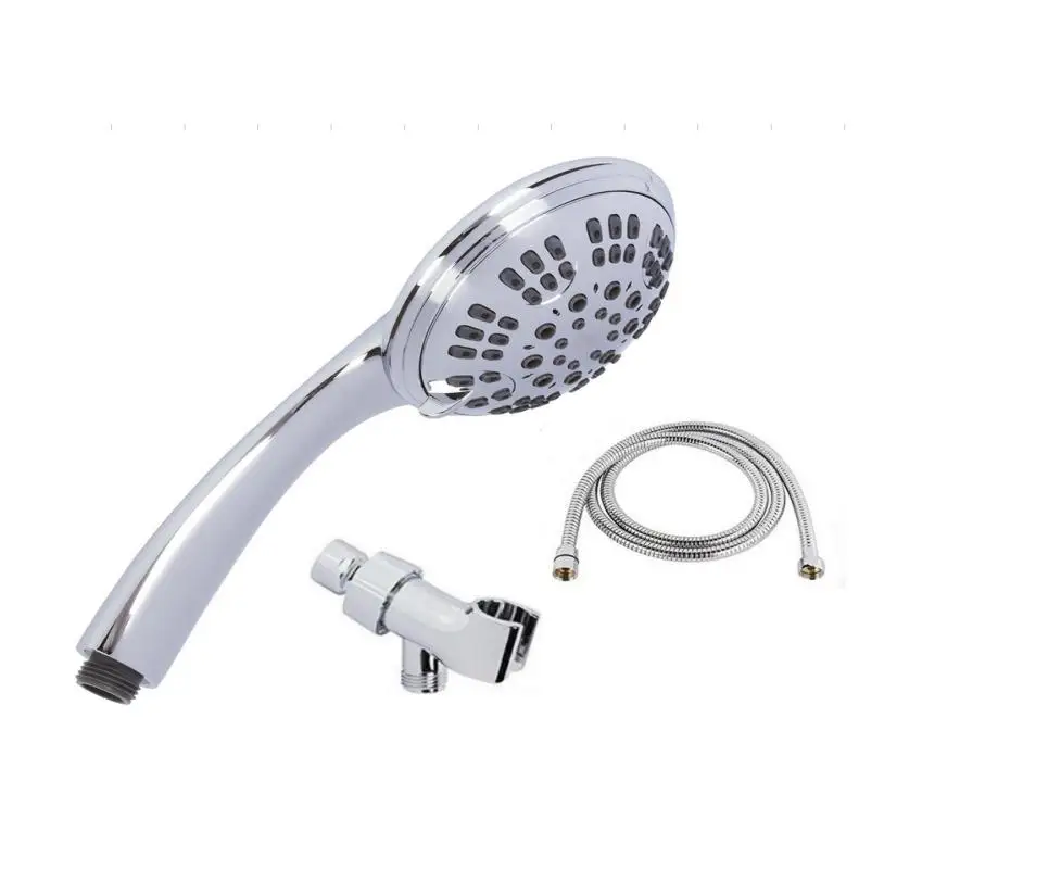 Luxury Handheld Shower Head Adjustable High Pressure Rainfall Spray