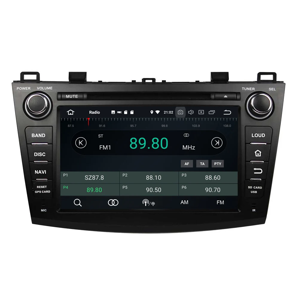 Clearance KLYDE 8" 2 Din Android 8.1 Car Radio For MAZDA 3 2009-2012 Car Audio Multimedia Player Car Stereo RAM 2GB Flansh 16GB DVD Player 1