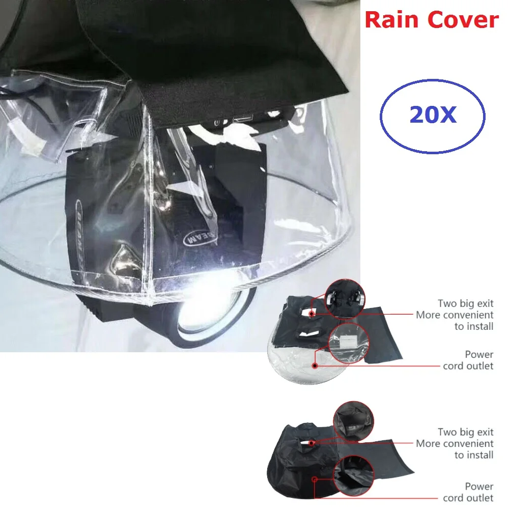 Hi Quality LED Moving Head Rain Cover Stage Light Rain Snow Coat Beam