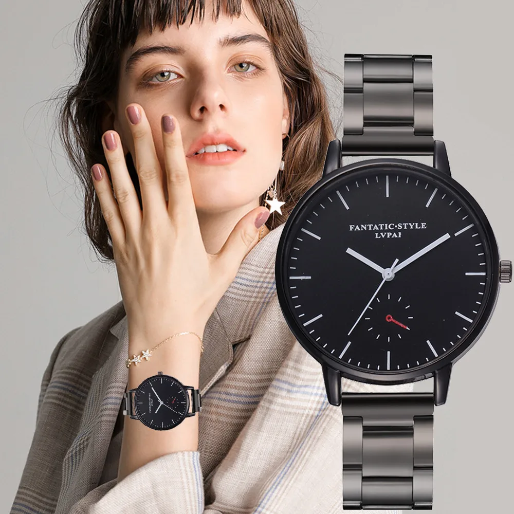 Casual Quartz Steel Belt Watch Analog Wrist Watch 2019 Women Metal