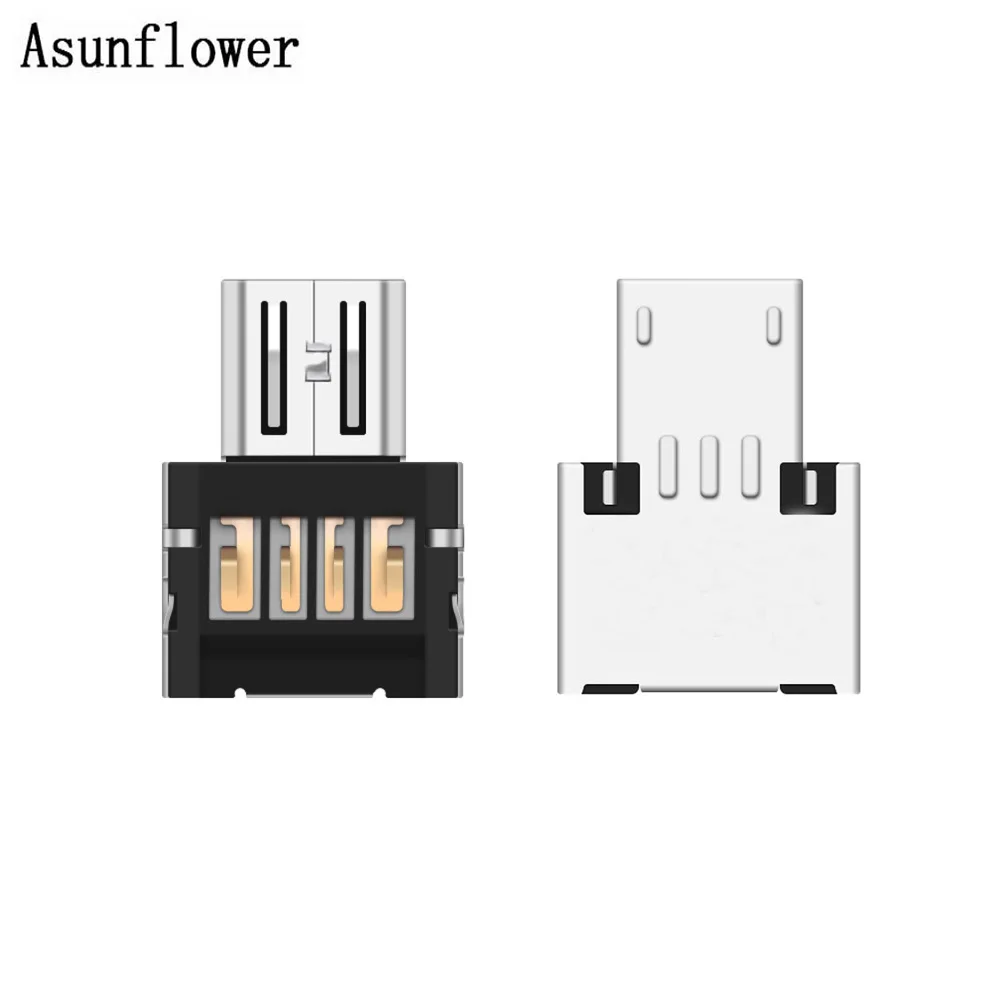 

2PCS/Lot Micro USB Male To USB Female OTG Adapter Converter Mirco Mini USB For Android Tablet Phone Flash Disk