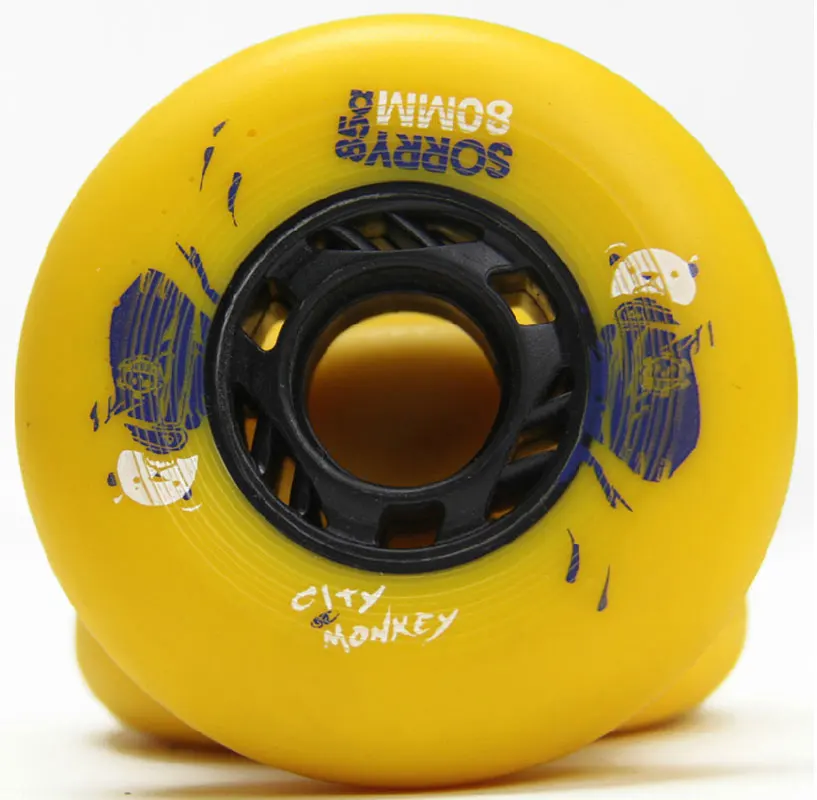 4 قطع عالية الجودة مدينة قرد الكبح الأسطوانة أحذية التزلج عجلات سيبا Powerslide زلاجات دوارة عجلات 4 قطع عالية الجودة مدينة قرد الكبح الأسطوانة أحذية التزلج عجلات سيبا Powerslide زلاجات دوارة عجلات