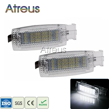 

Atreus Car LED Vanity Mirror Lights For VW Golf GTi EOS Jetta Passat CC Polo Scirocco Tiguan Touareg accessories White Dome Lamp