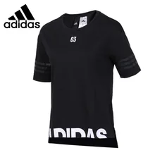 Новое поступление Adidas SS T мальчик Для женщин футболки с коротким рукавом спортивная