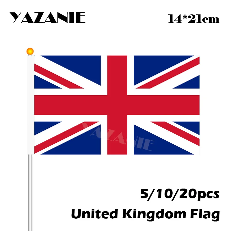 YAZANIE 14*21 см 5/10/20 шт национальный флаг Великобритании Летающий британский