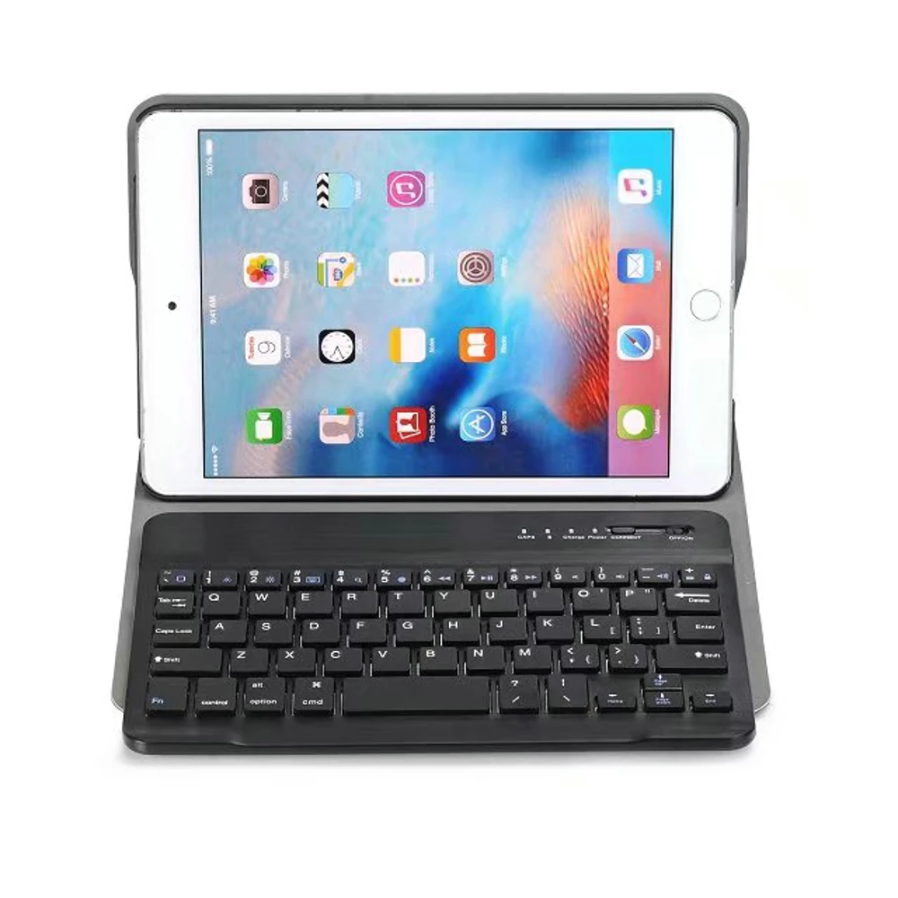 Ultra Slim Съемная Bluetooth 3,0 клавиатура Folio Stand кожаный чехол для Apple Ipad Mini 1 2 3 Mini2 Mini3 7,9 "планшеты