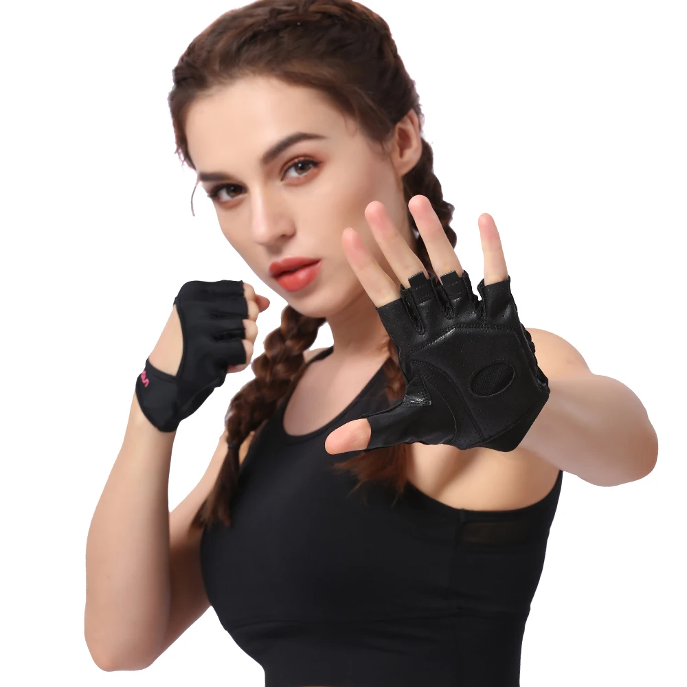 Brand Pro Gym Fitness Gloves Half Finger Non-slip Training Sport Kettlebell Dumbbell Powerlifting Women Glove Yoga Body Building Brand Pro Gym Fitness Gloves Half Finger Non-slip Training Sport Kettlebell Dumbbell Powerlifting Women Glove Yoga Body Building