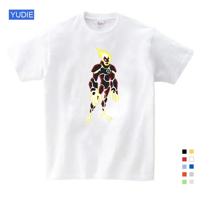 

2019 New Omnitrix Ben 10 children And children shirt baby t shirt toddler Summer tops boys girls Anime cartoon 3T-9T YUDIE