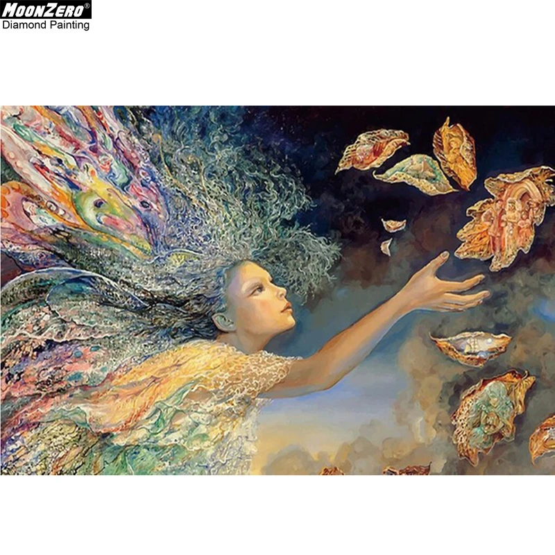 

Sale 100% Full Square Diy 5D Diamond Painting Cross Stitch Kits Cartoon Diamond Embroidery Fairy Mosaic Paintings Home Decor