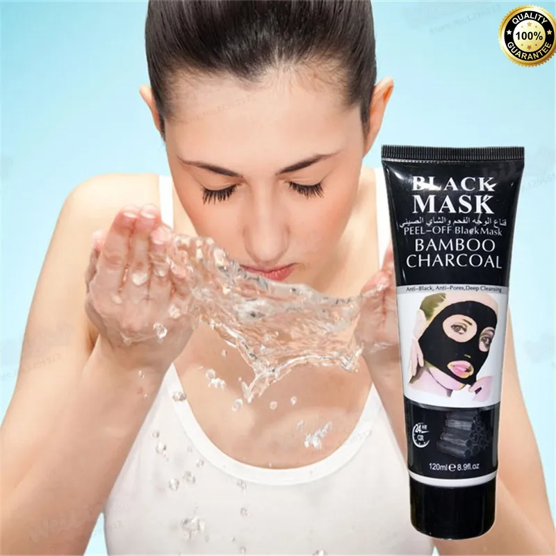 Маска для лица с бамбуковым углем 120 мл|pores face|blackhead acne maskexport blackhead |