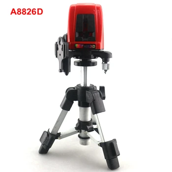 

AcuAngle A8826D 2 Red Lines Laser Level with AT280 Tripod 17.5-28cm 360degree Self- leveling Cross Laser Levels